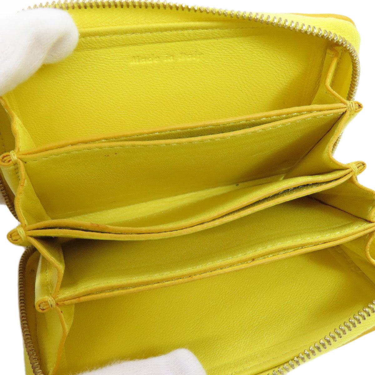 CELINE logo coin purse Leather Ladies [Used]