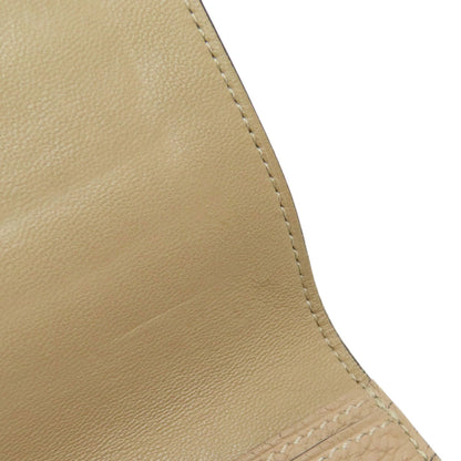 HERMES Dogon Long SilverHardware Long wallet (with coin pocket) Taurillon Clemence Ladies [Used]