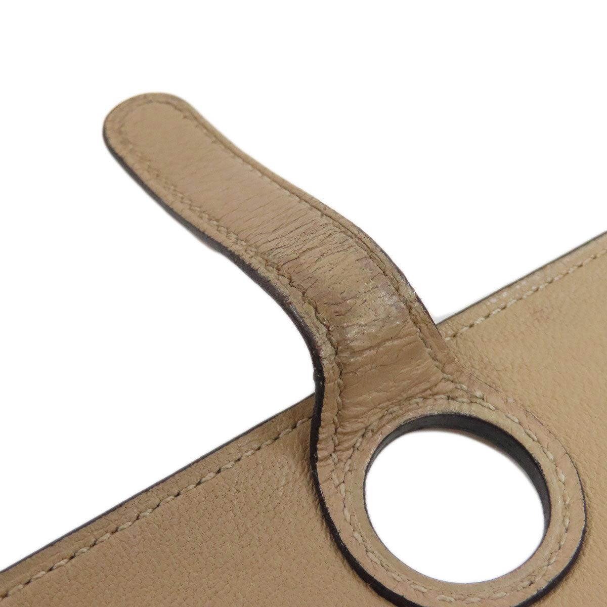 HERMES Dogon Long SilverHardware Long wallet (with coin pocket) Taurillon Clemence Ladies [Used]