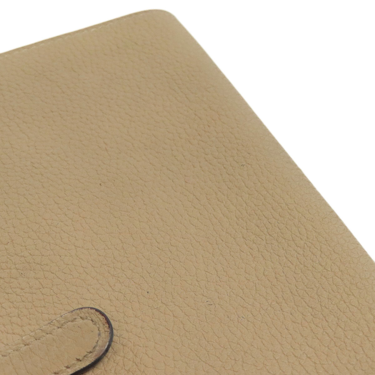 HERMES Dogon Long SilverHardware Long wallet (with coin pocket) Taurillon Clemence Ladies [Used]