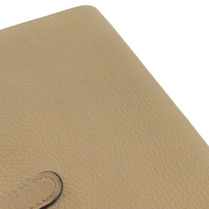 HERMES Dogon Long SilverHardware Long wallet (with coin pocket) Taurillon Clemence Ladies [Used]