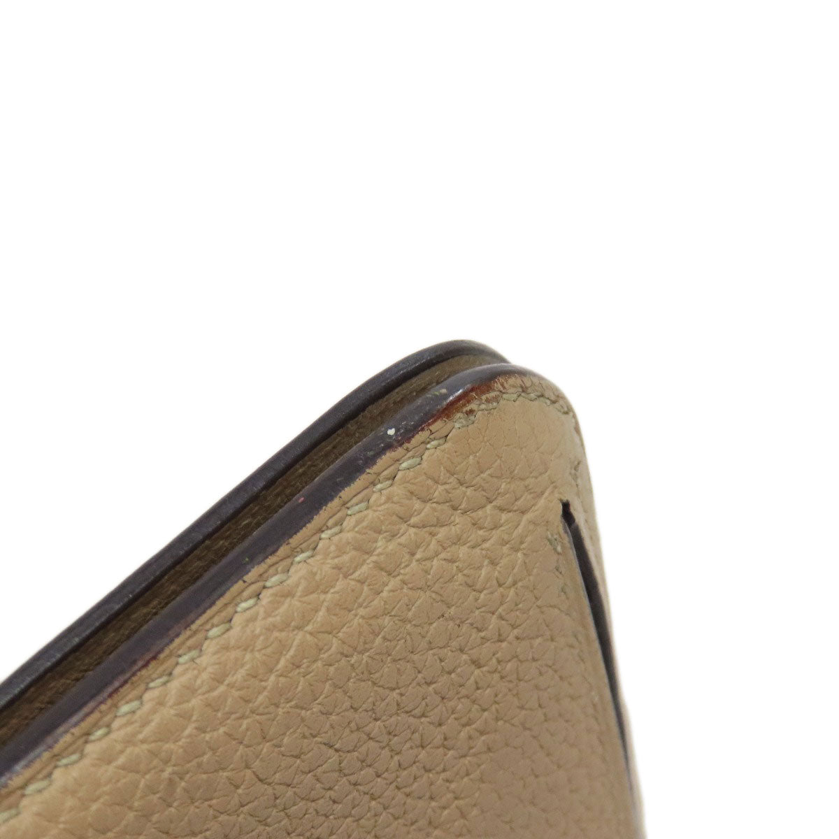 HERMES Dogon Long SilverHardware Long wallet (with coin pocket) Taurillon Clemence Ladies [Used]