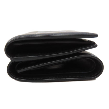 VALENTINO Logo tri-fold wallet Bifold Wallet with Coin Pocket Leather Ladies [Used]