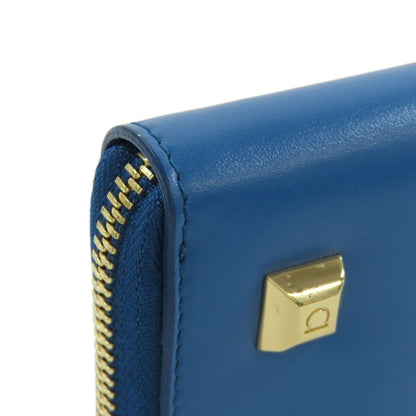 Salvatore Ferragamo Studs Long wallet (with coin pocket) Leather Ladies [Used]