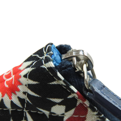 CHANEL Matelasse flower pattern pouch Clutch bag quilting Ladies [Used]