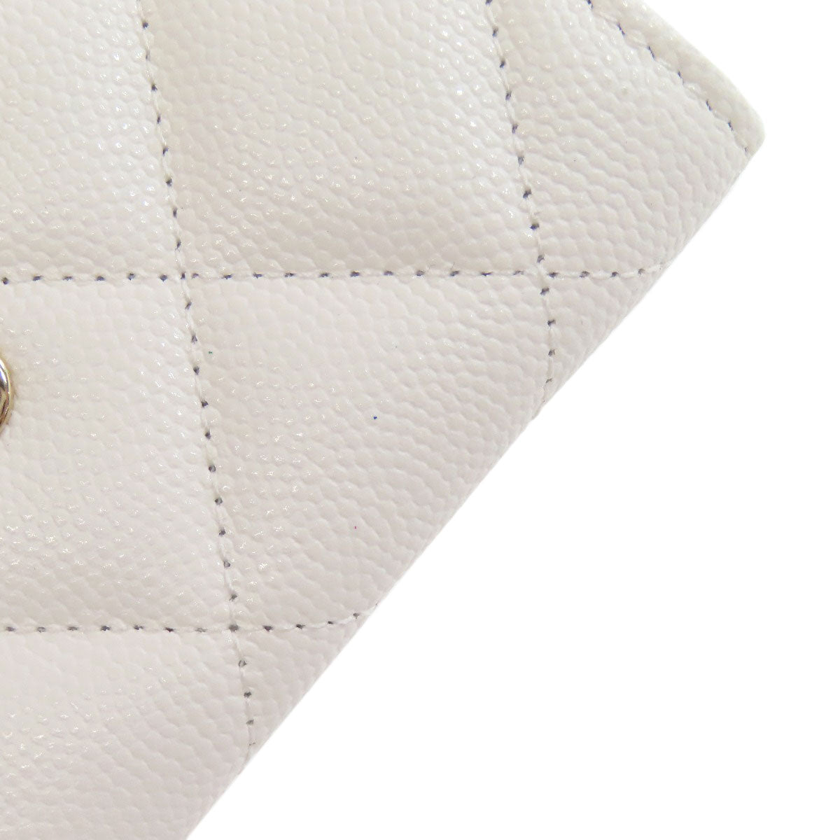 CHANEL   Chain wallet GoldHardware Bifold Wallet with Coin Pocket  Grained Calfskin Skin Ladies [Used]