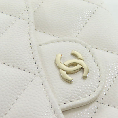CHANEL   Chain wallet GoldHardware Bifold Wallet with Coin Pocket  Grained Calfskin Skin Ladies [Used]