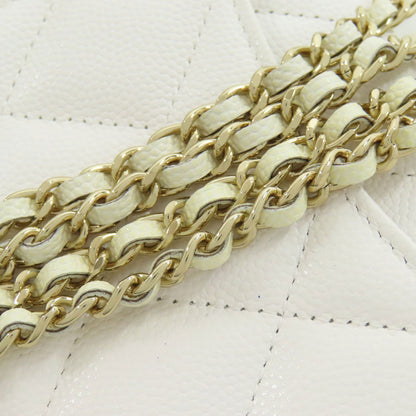 CHANEL   Chain wallet GoldHardware Bifold Wallet with Coin Pocket  Grained Calfskin Skin Ladies [Used]