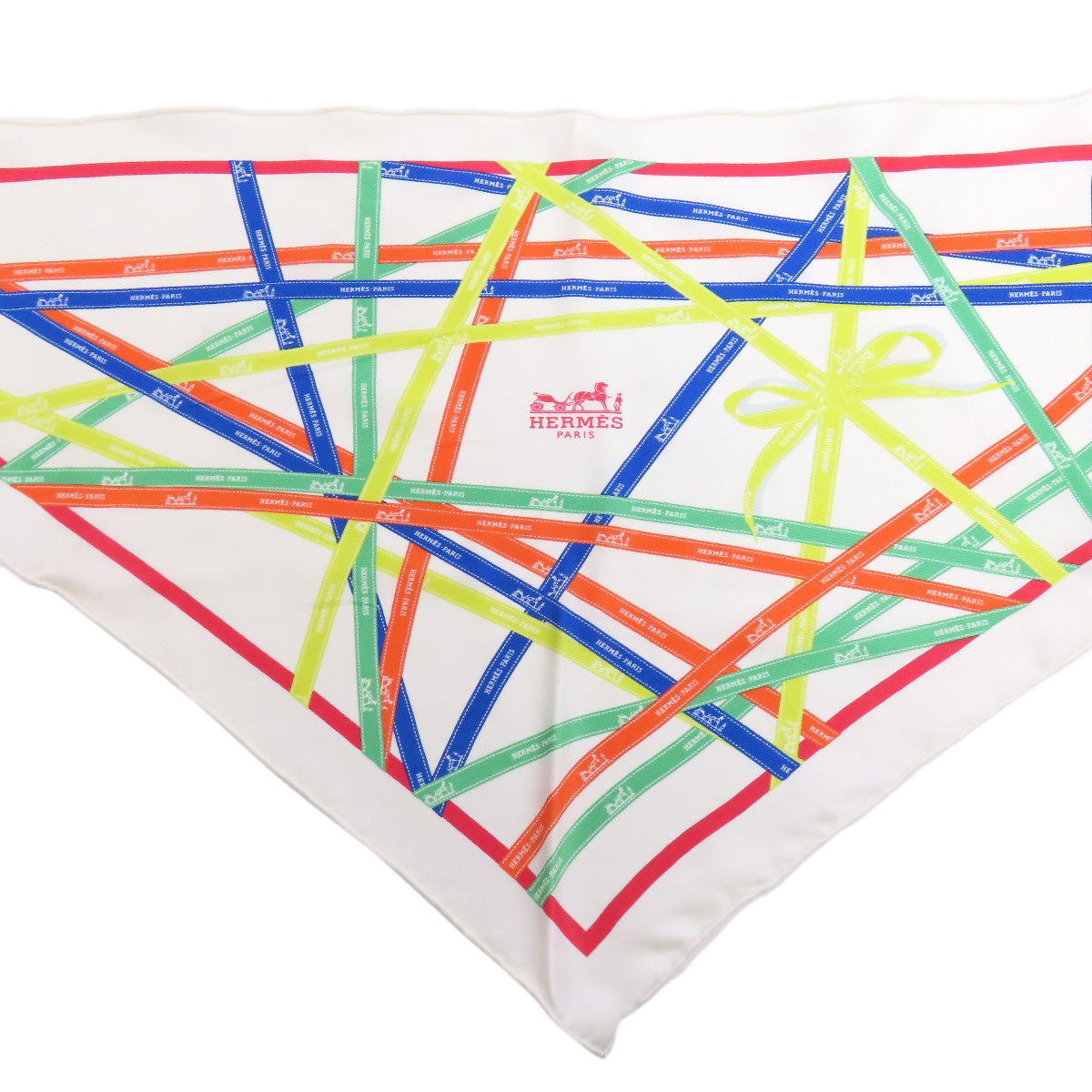 HERMES   Scarf Triangle Silk Ladies