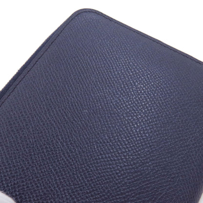 HERMES   Long wallet (with coin pocket) Azap Silk In Long Blue Indigo Epsom Ladies