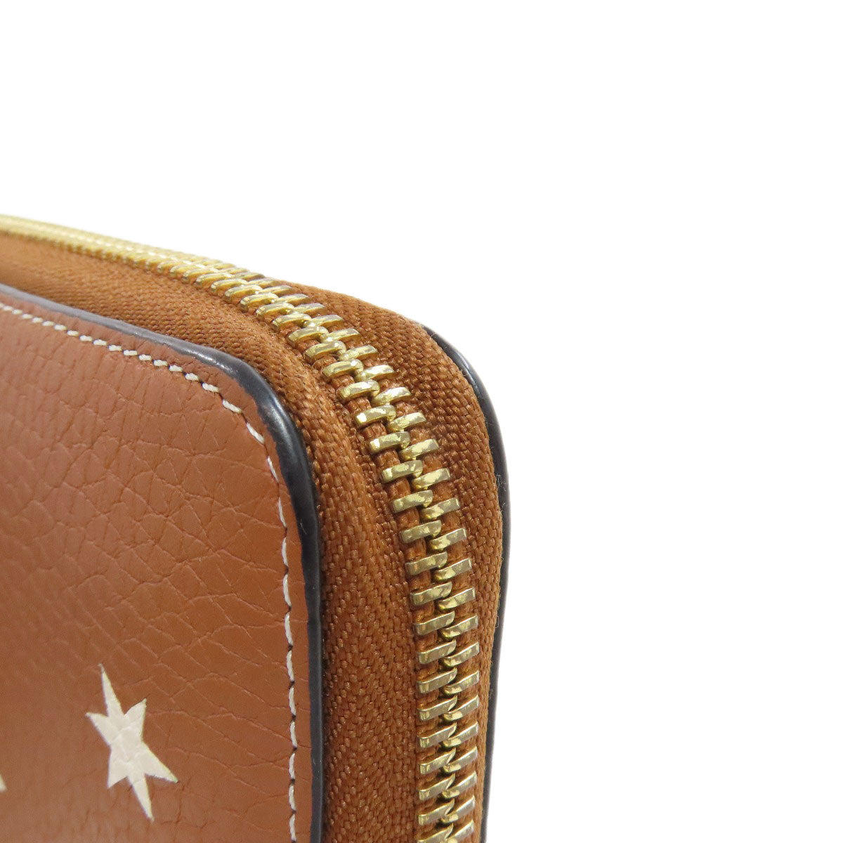 LOEWE Star motif Long wallet (with coin pocket) Calf Ladies [Used]