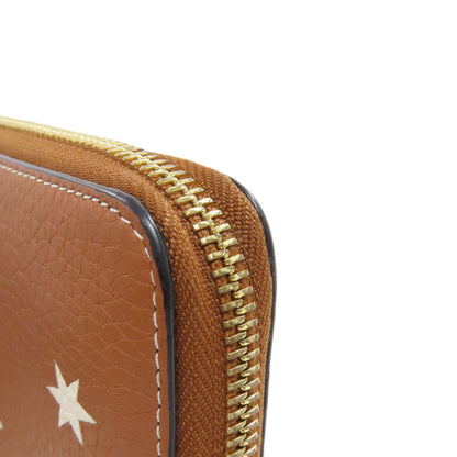 LOEWE Star motif Long wallet (with coin pocket) Calf Ladies [Used]