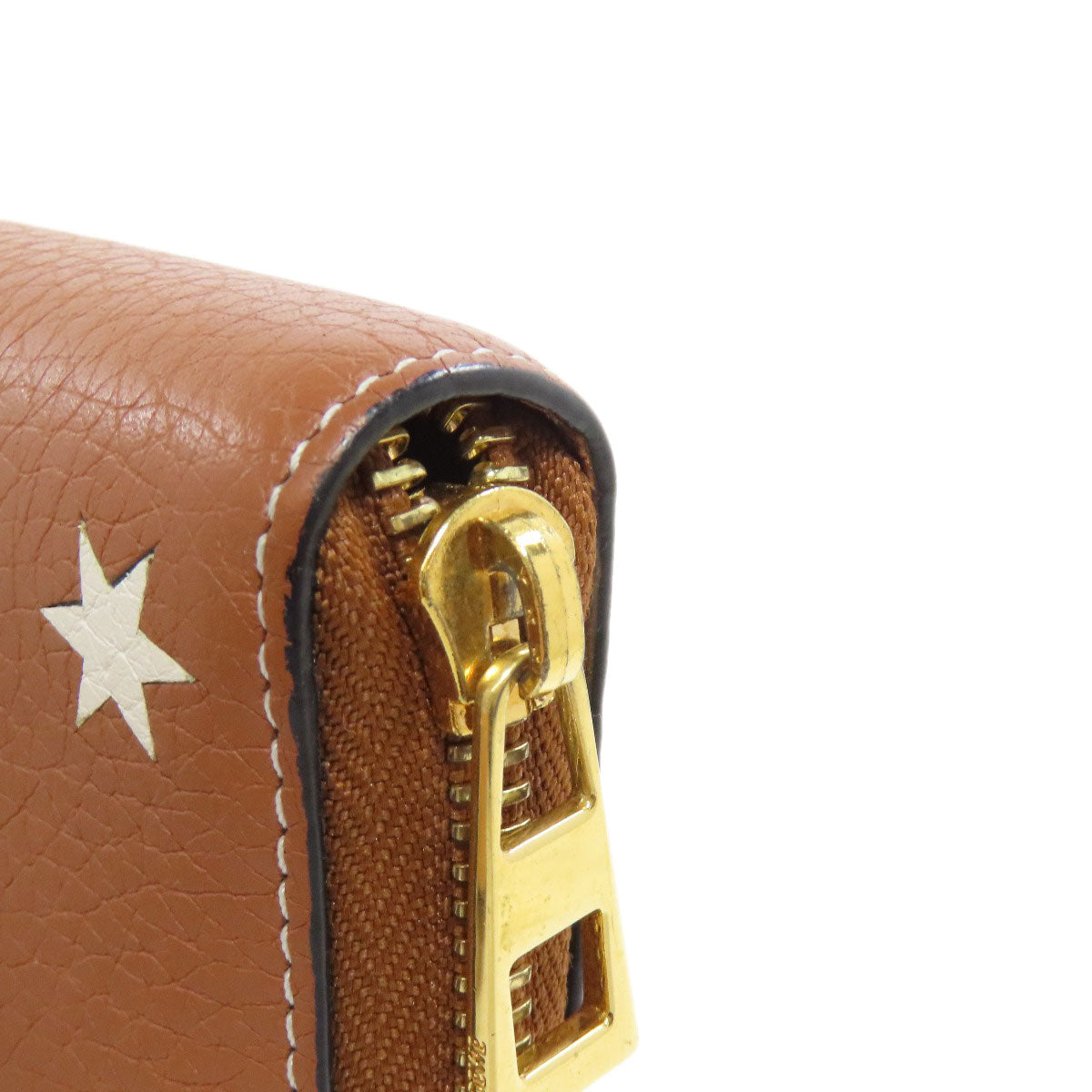 LOEWE Star motif Long wallet (with coin pocket) Calf Ladies [Used]