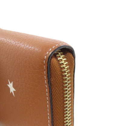 LOEWE Star motif Long wallet (with coin pocket) Calf Ladies [Used]
