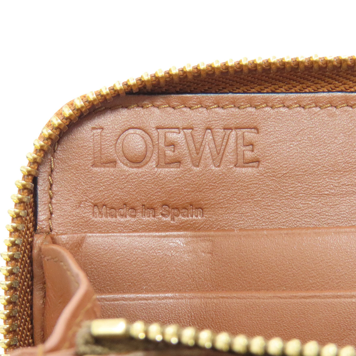 LOEWE Star motif Long wallet (with coin pocket) Calf Ladies [Used]