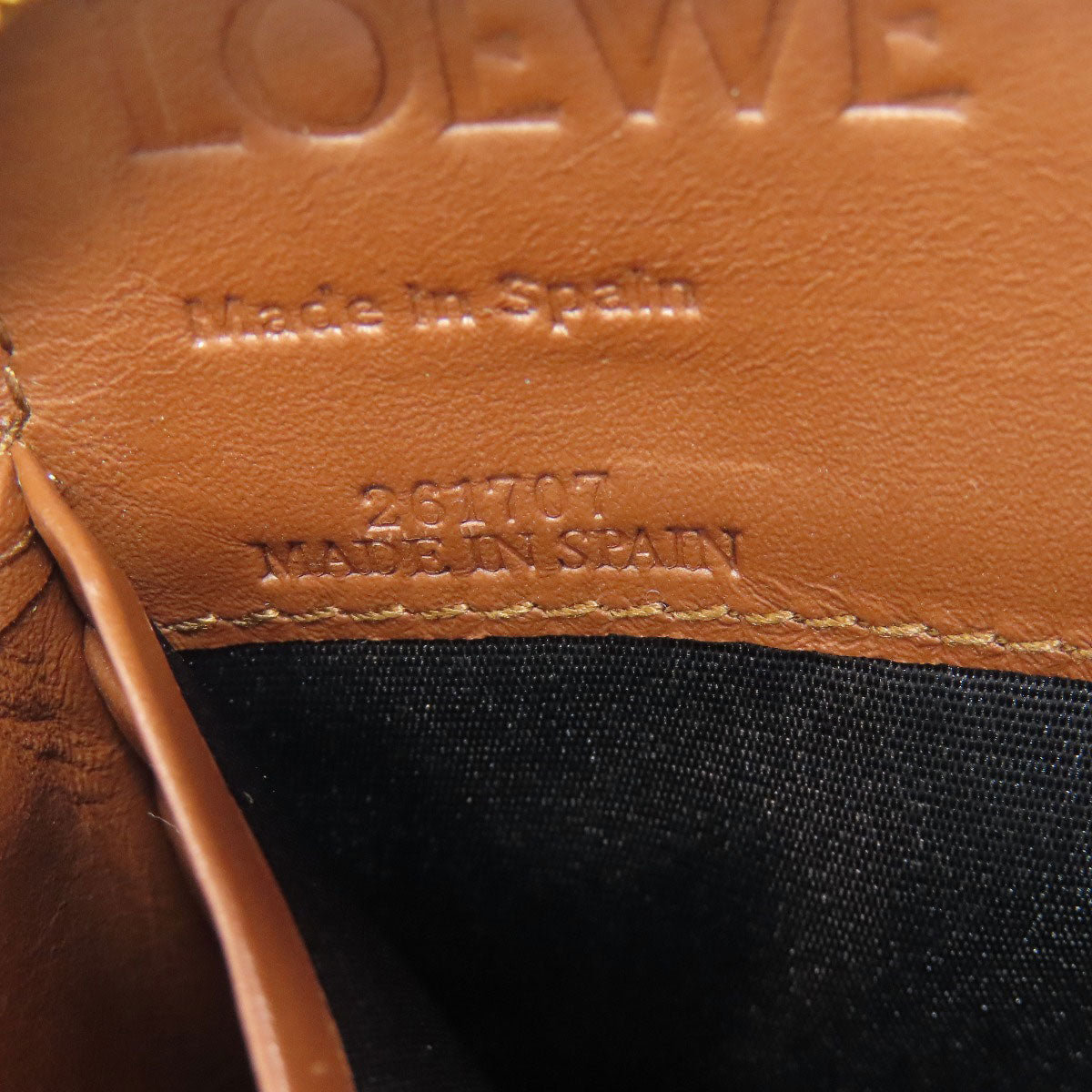 LOEWE Star motif Long wallet (with coin pocket) Calf Ladies [Used]