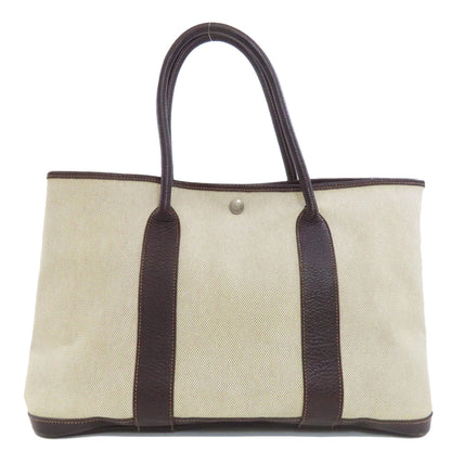 HERMES   Tote Bag Garden Party PM SilverHardware Tower ash Ladies