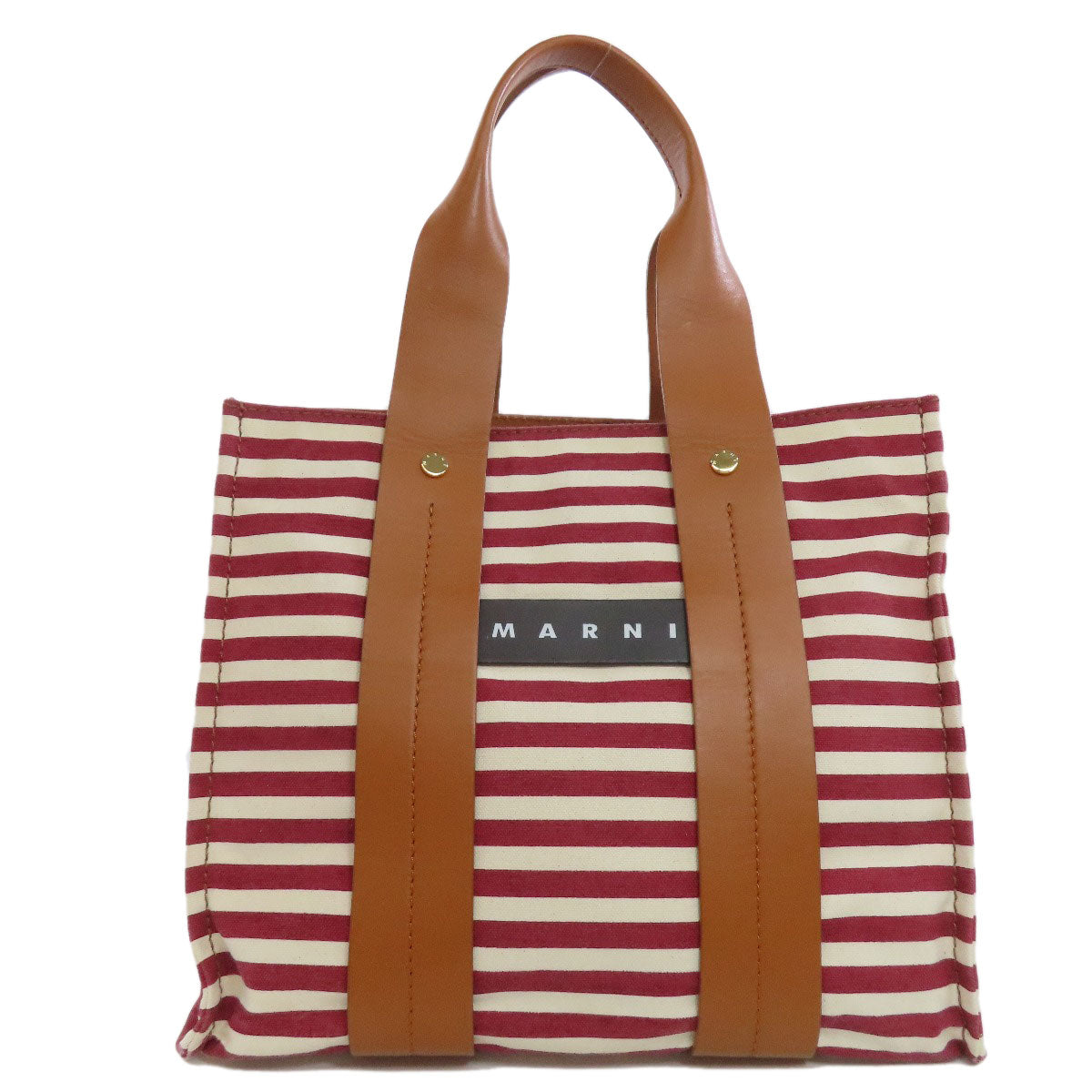 MARNI   Tote Bag border Canvas Ladies