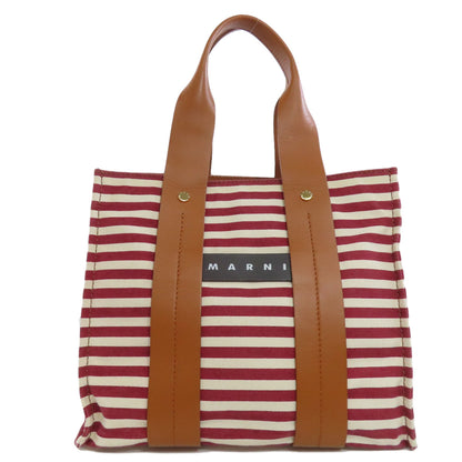 MARNI   Tote Bag border Canvas Ladies