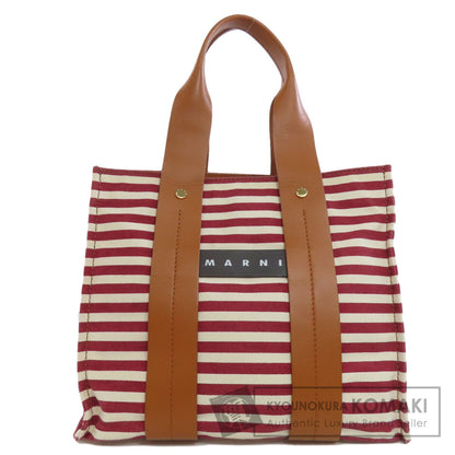 MARNI   Tote Bag border Canvas Ladies