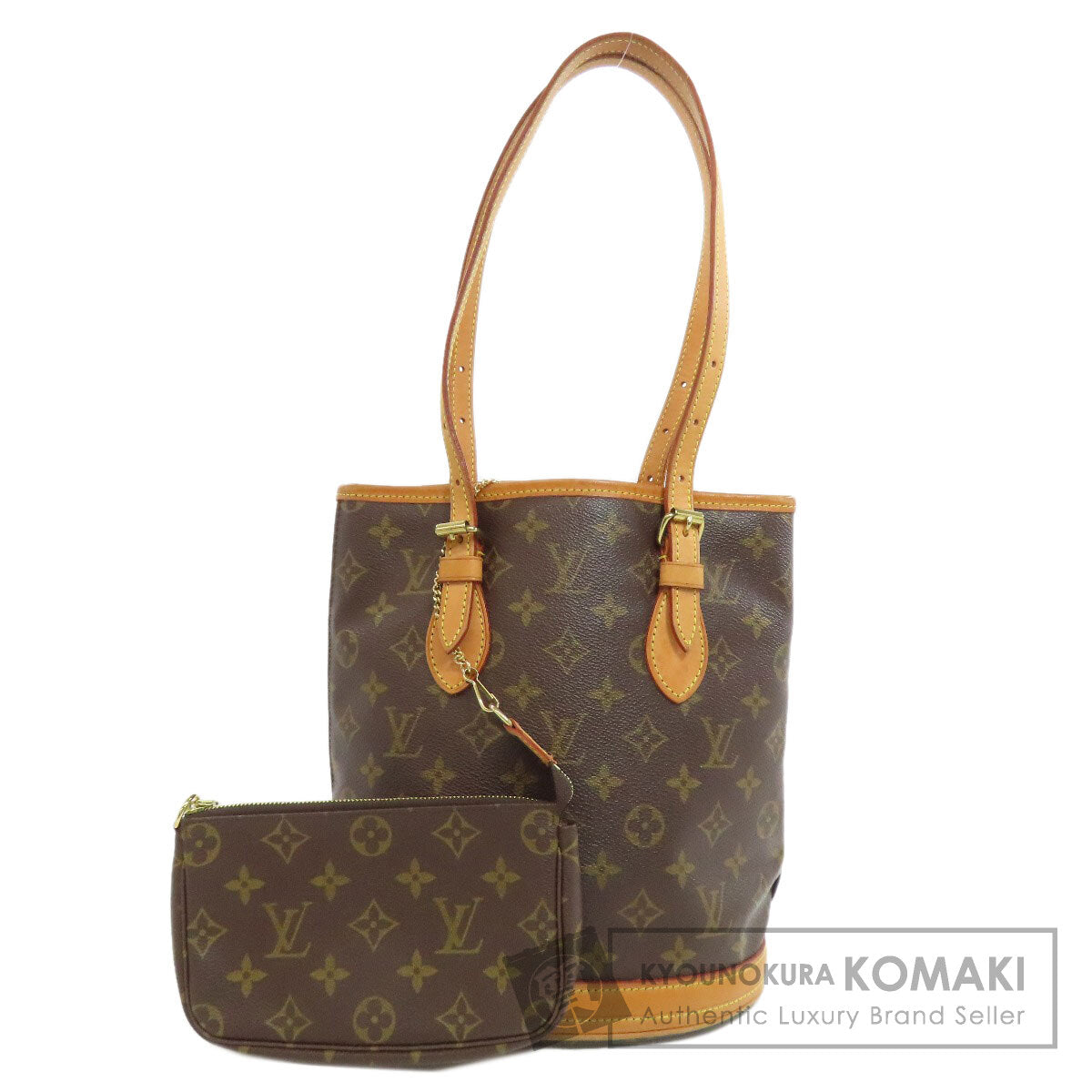 LOUIS VUITTON  M42238 Tote Bag Bucket M Packet PM Monogram canvas Ladies