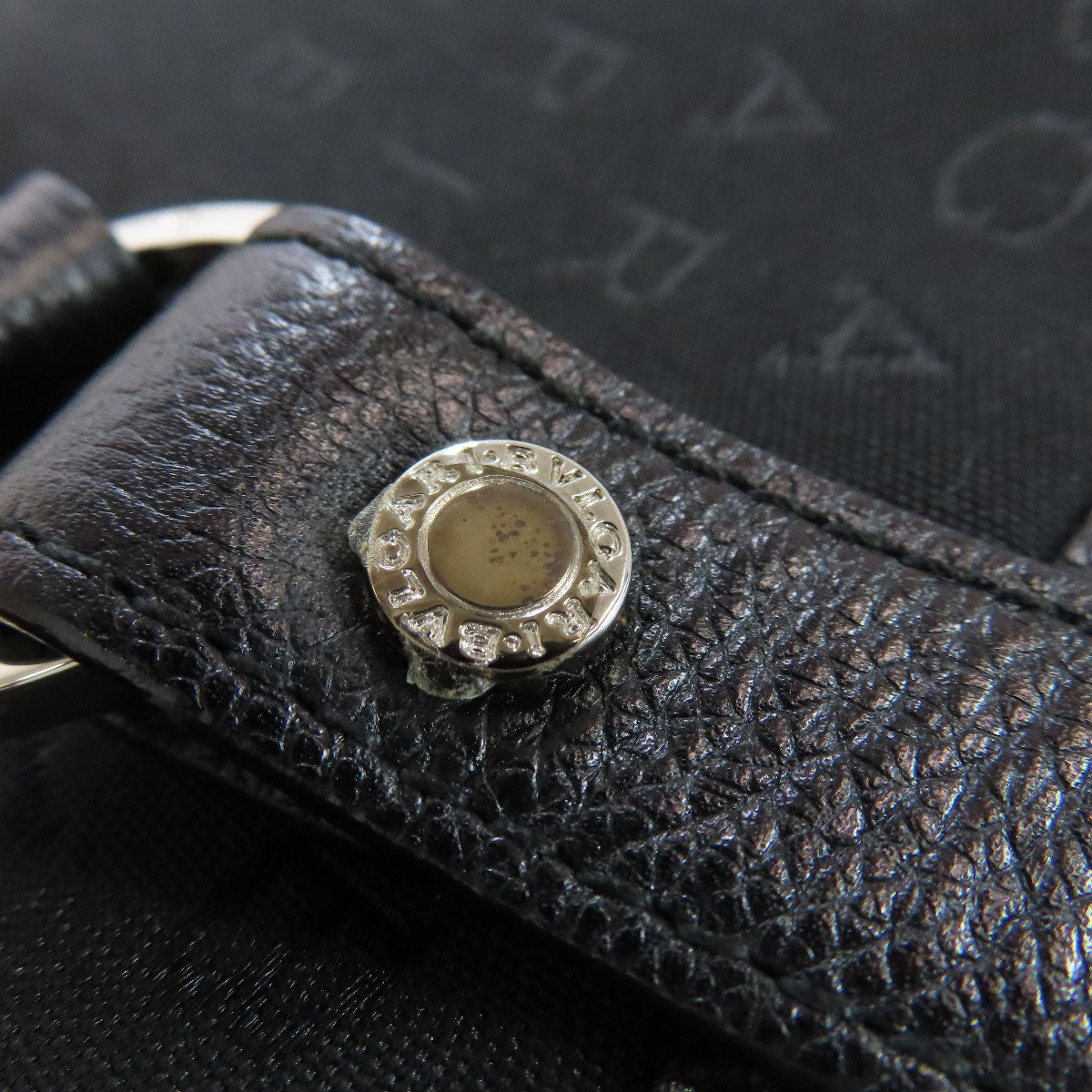 BVLGARI   Tote Bag Logo mania Canvas Ladies