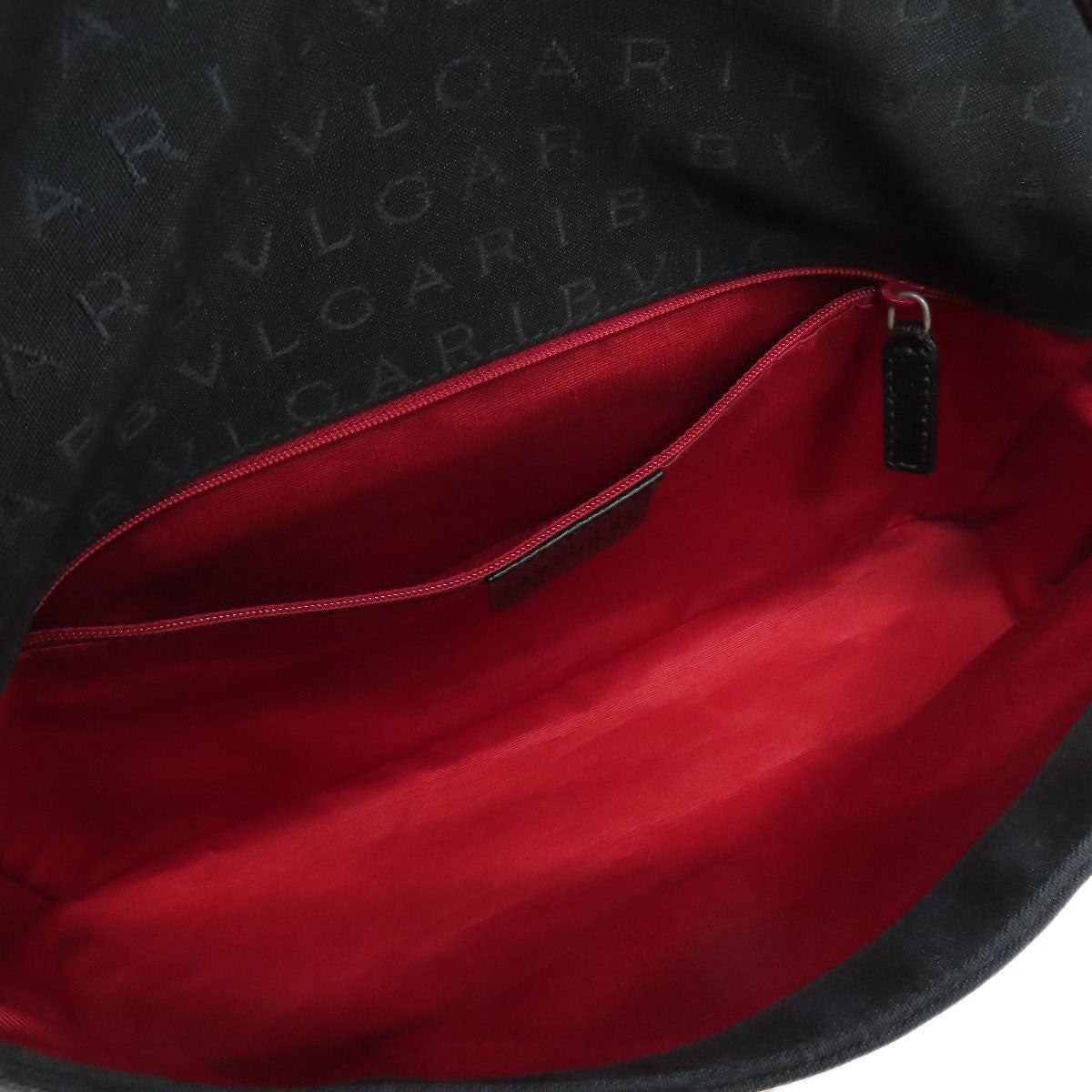 BVLGARI   Shoulder Bag Logo one belt Canvas Ladies