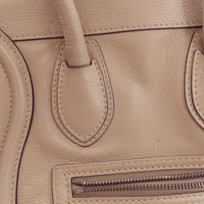 CELINE   Handbag Luggage micro Leather Ladies