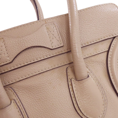CELINE   Handbag Luggage micro Leather Ladies