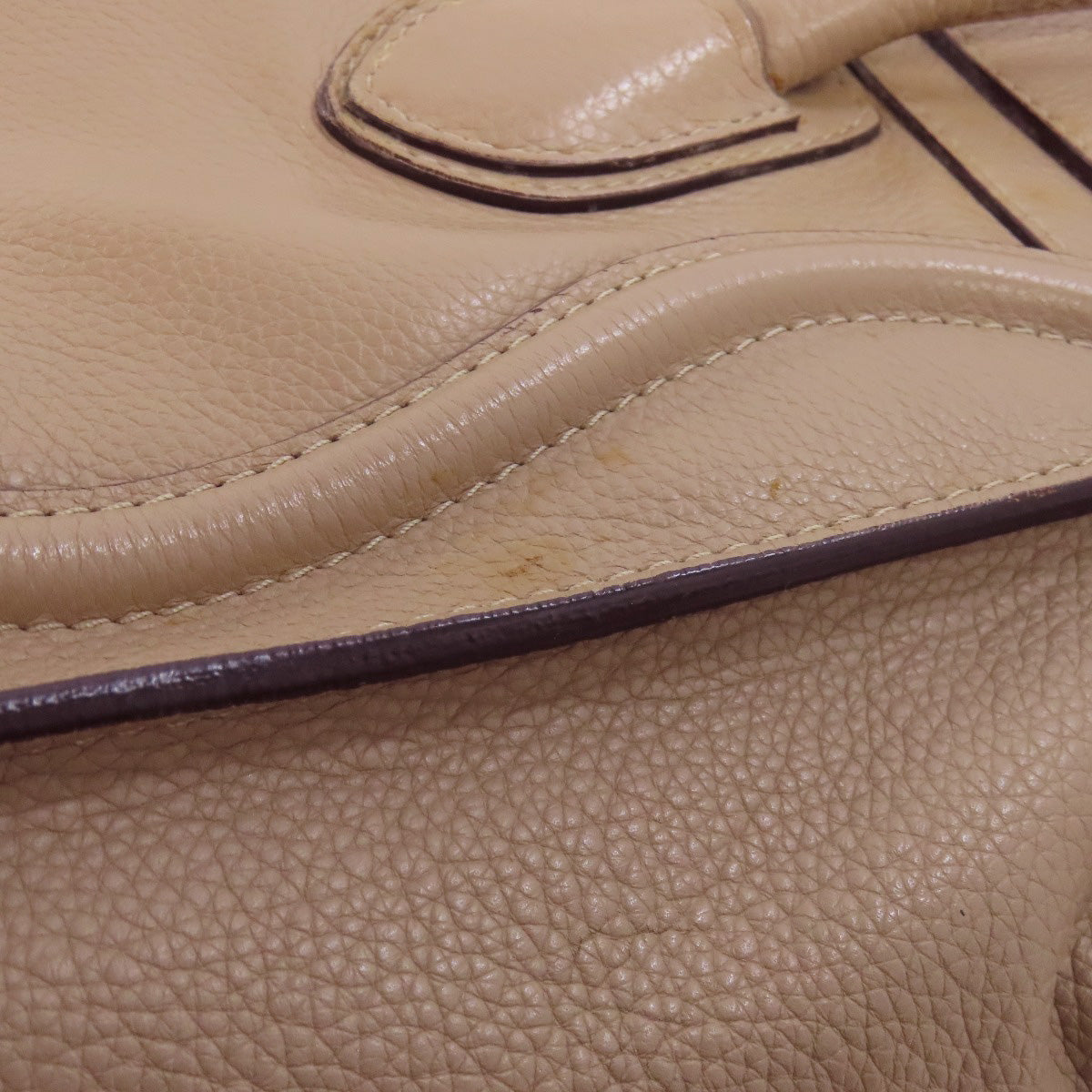 CELINE   Handbag Luggage micro Leather Ladies