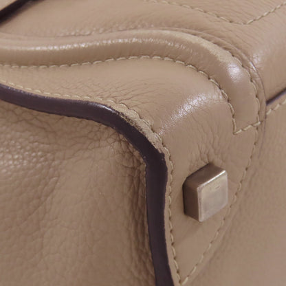 CELINE   Handbag Luggage micro Leather Ladies