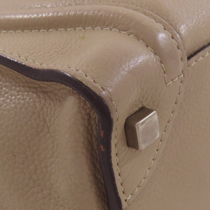 CELINE   Handbag Luggage micro Leather Ladies