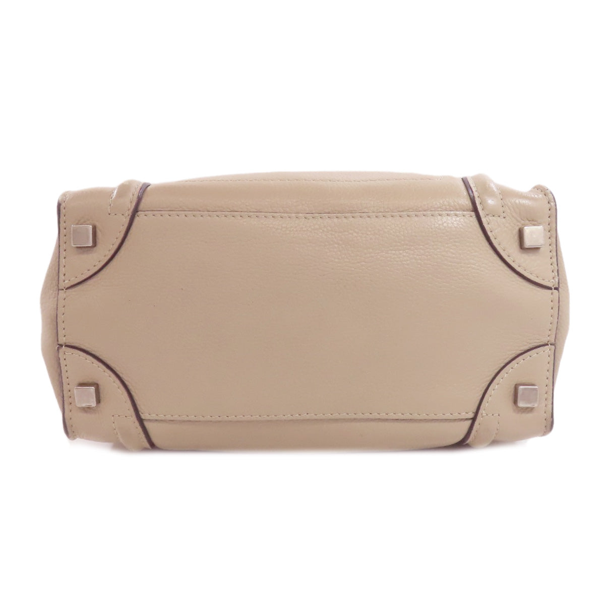 CELINE   Handbag Luggage micro Leather Ladies