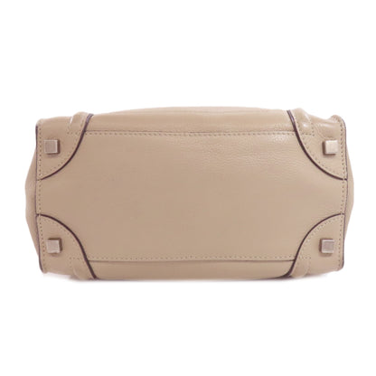 CELINE   Handbag Luggage micro Leather Ladies