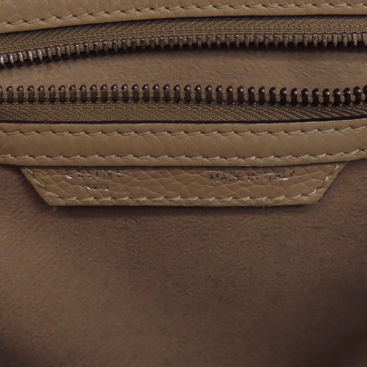 CELINE   Handbag Luggage micro Leather Ladies