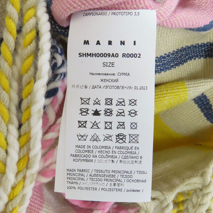 MARNI flower cafe hammock Handbag Canvas Ladies [Used]