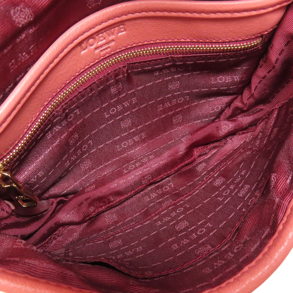 LOEWE   Shoulder Bag logo Leather Ladies