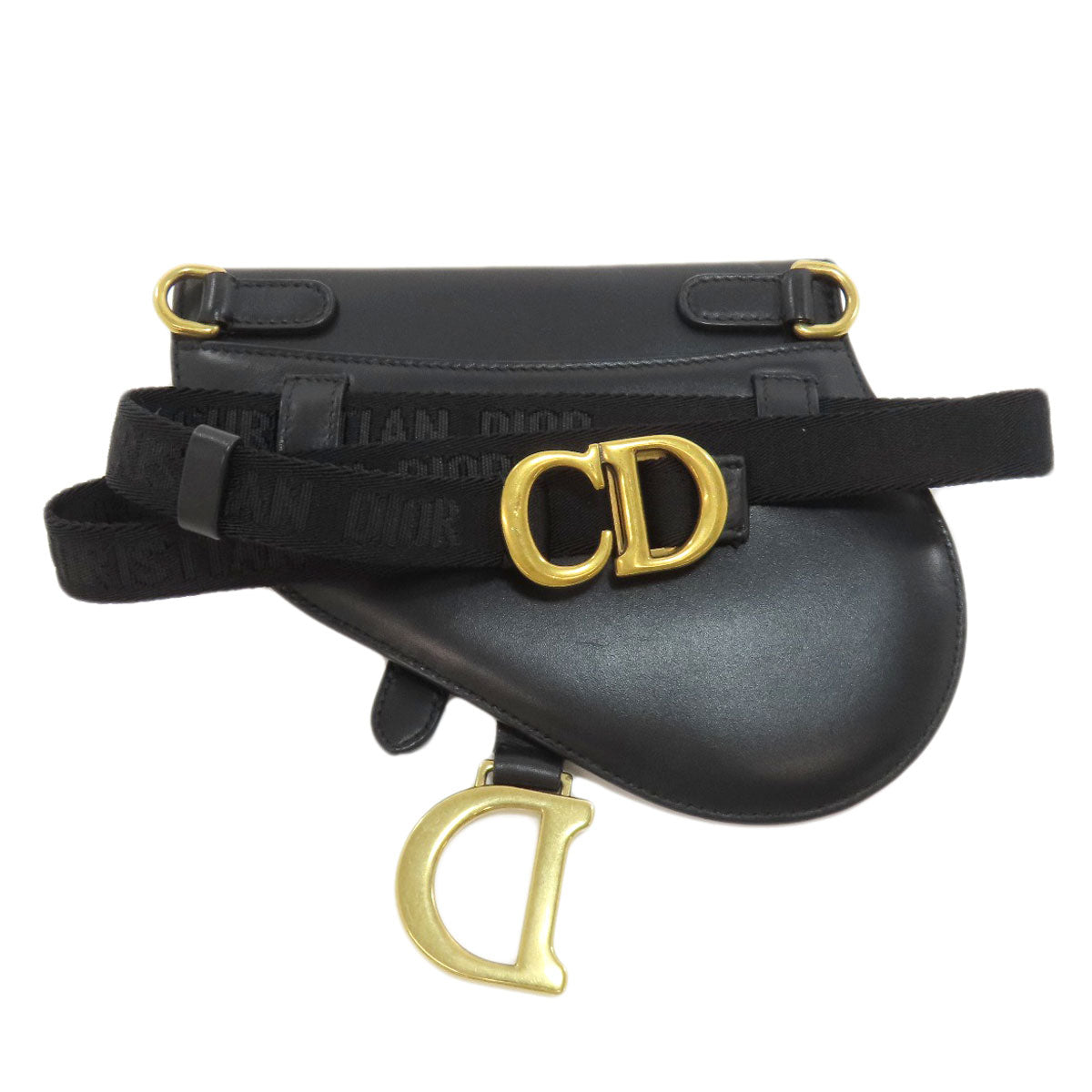 CHRISTIAN DIOR   Hip bag, waist bag saddle Calf Ladies