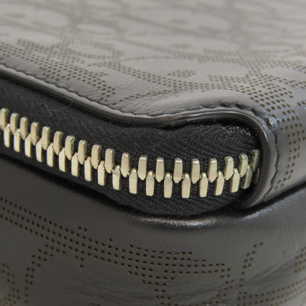 CHRISTIAN DIOR Trotter pattern Shoulder Bag Leather Ladies [Used]