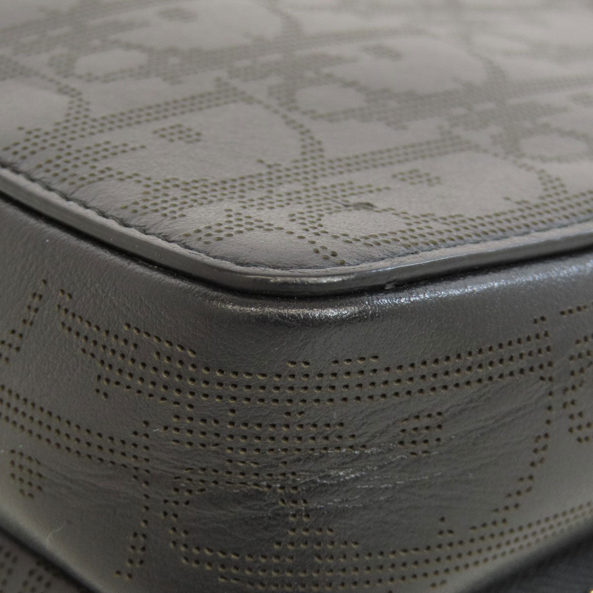 CHRISTIAN DIOR Trotter pattern Shoulder Bag Leather Ladies [Used]