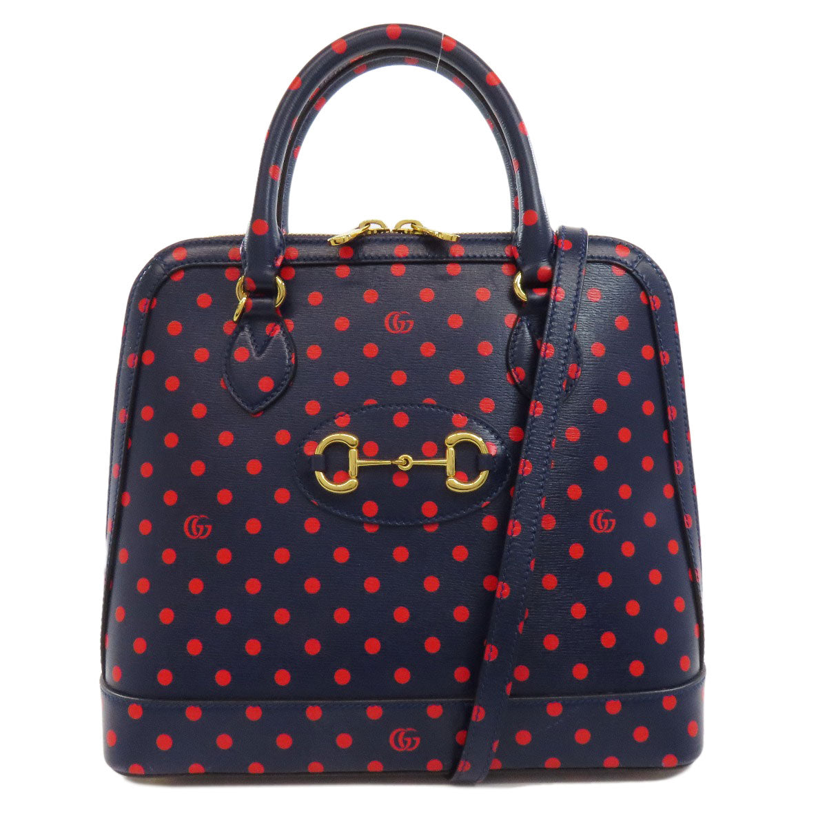 GUCCI 620850 Horsebit dot pattern 2WAY Handbag Leather Ladies [Used]