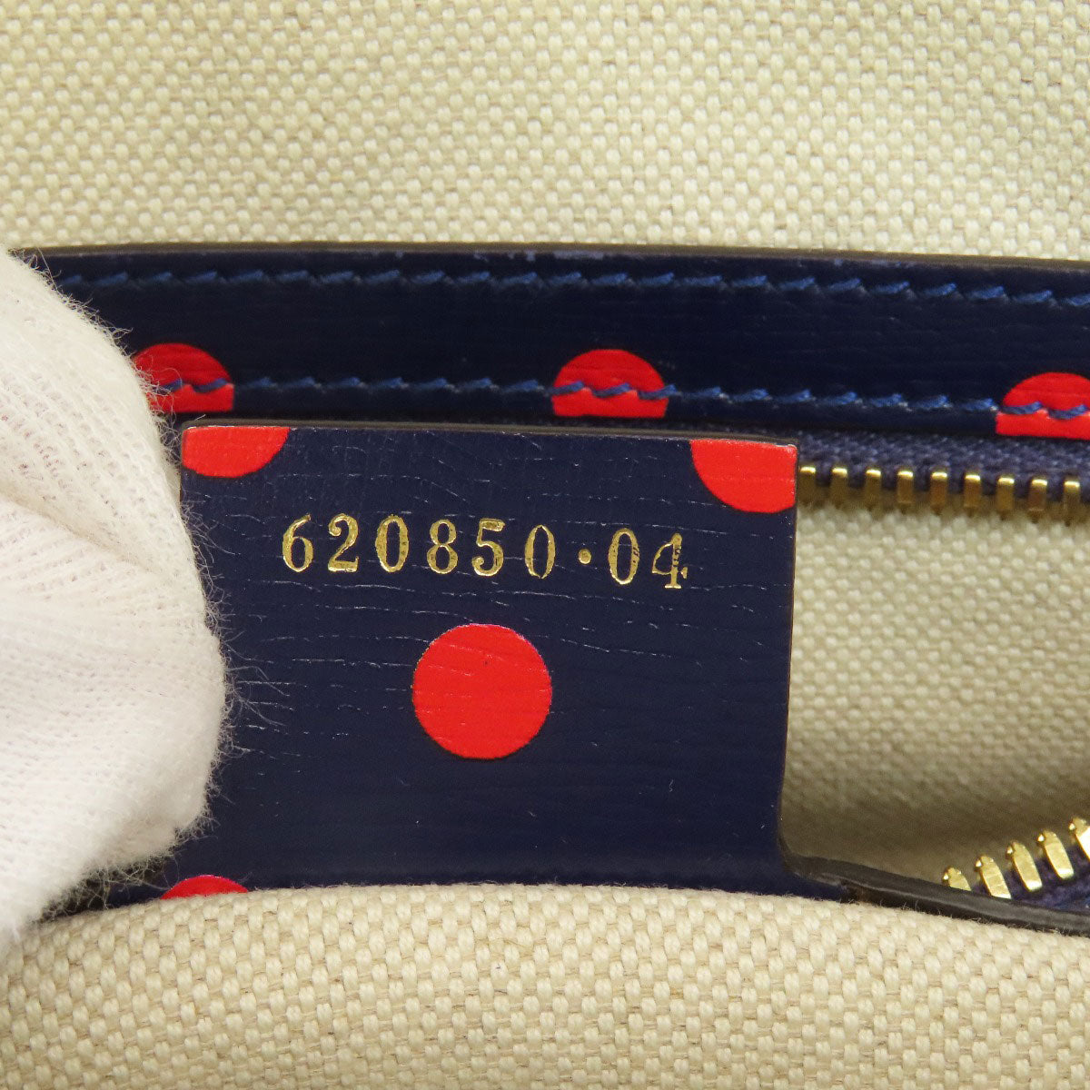 GUCCI 620850 Horsebit dot pattern 2WAY Handbag Leather Ladies [Used]