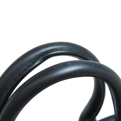 Salvatore Ferragamo Gancini motif Handbag Canvas LeatherLadies [Used]