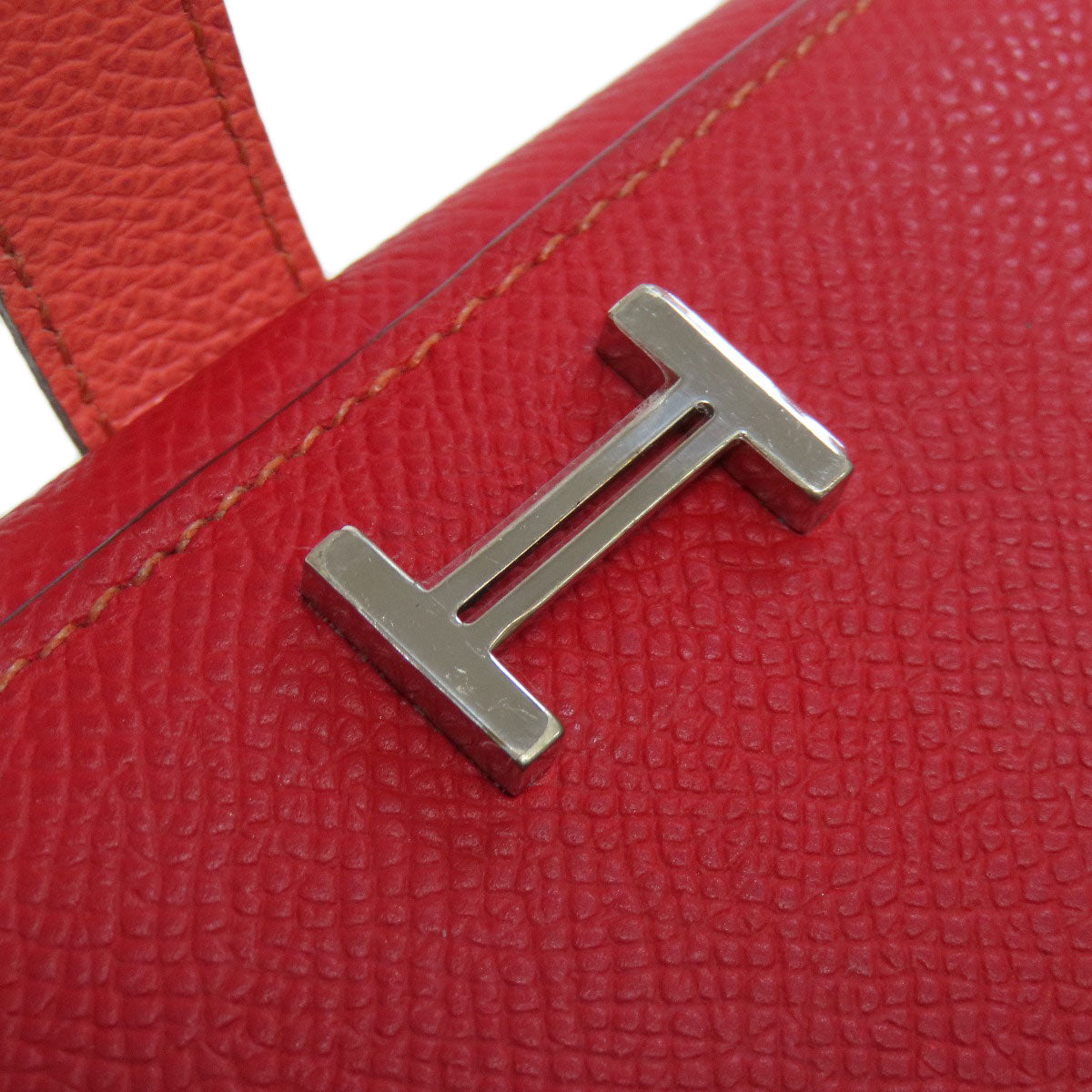 HERMES Bearn 2PLIS SilverHardware Long wallet (with coin pocket) Epsom Ladies [Used]