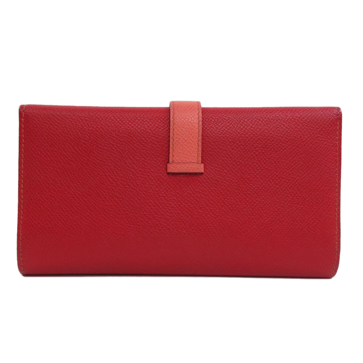 HERMES Bearn 2PLIS SilverHardware Long wallet (with coin pocket) Epsom Ladies [Used]