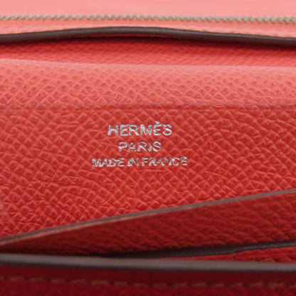 HERMES Bearn 2PLIS SilverHardware Long wallet (with coin pocket) Epsom Ladies [Used]