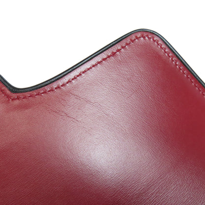 GUCCI 550129 Ally GG Marmont Shoulder Bag Calf Ladies [Used]