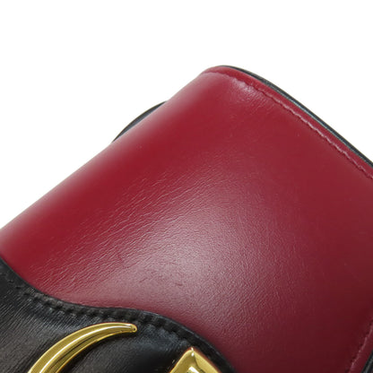 GUCCI 550129 Ally GG Marmont Shoulder Bag Calf Ladies [Used]