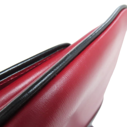 GUCCI 550129 Ally GG Marmont Shoulder Bag Calf Ladies [Used]