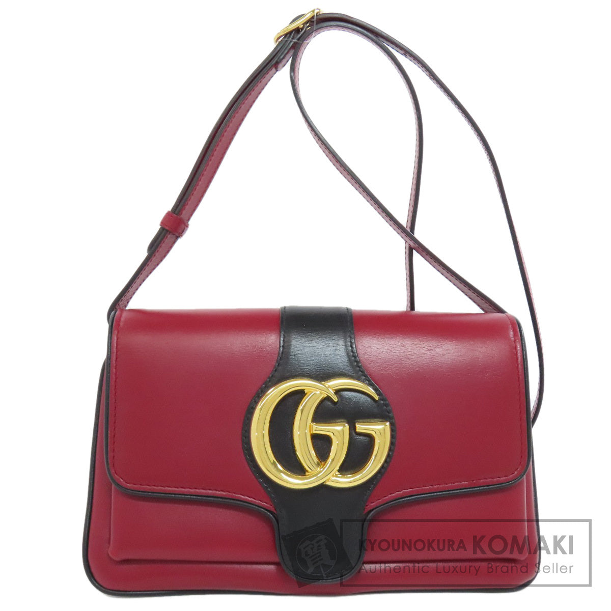 GUCCI 550129 Ally GG Marmont Shoulder Bag Calf Ladies [Used]